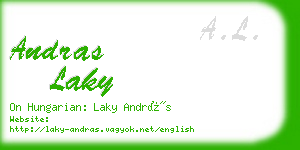 andras laky business card